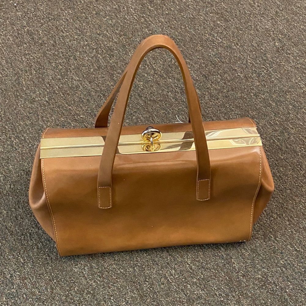 Vintage Alberta Di Canio Tan Patten Leather